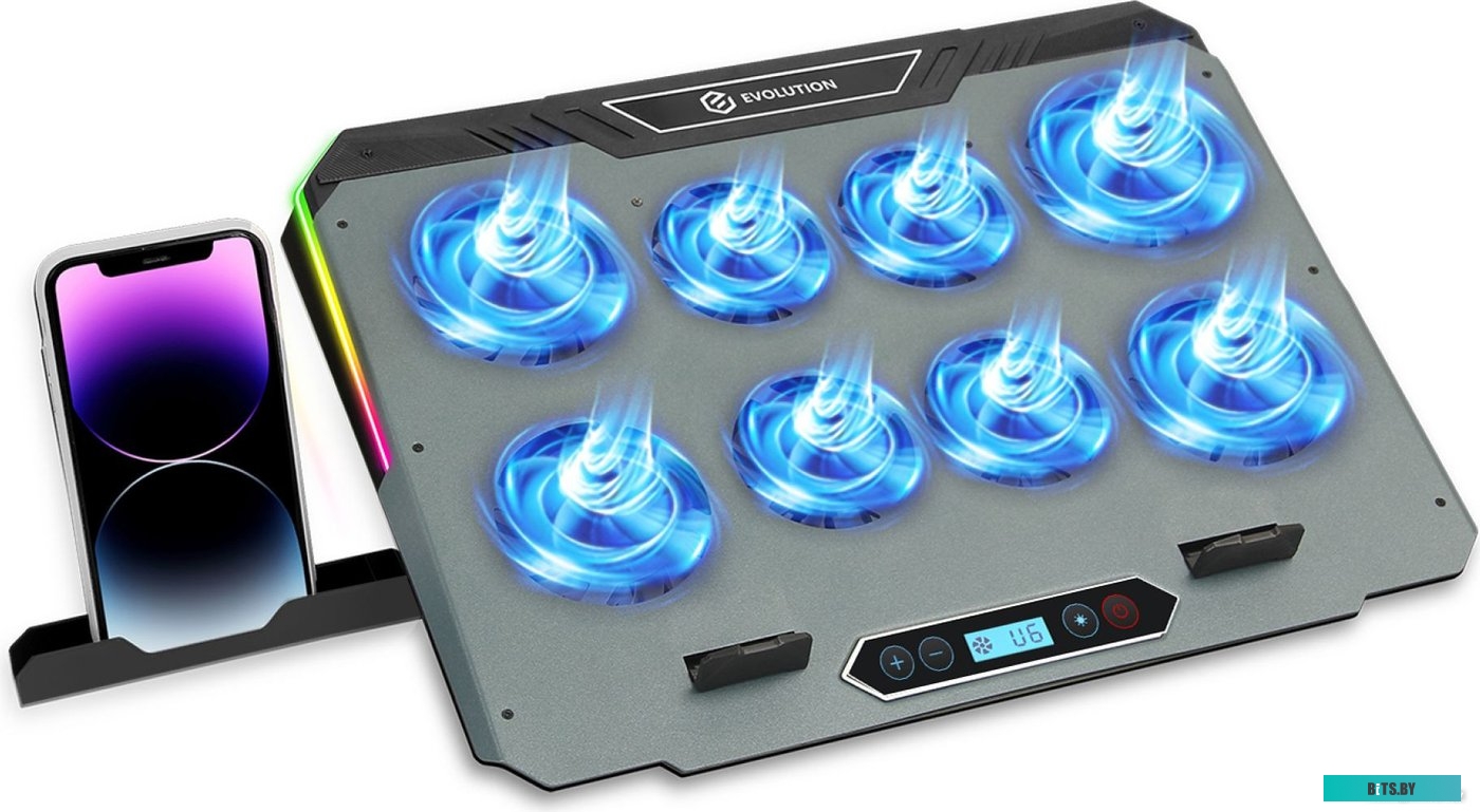 Подставка для ноутбука Evolution LCS-06 RGB 4812755006727