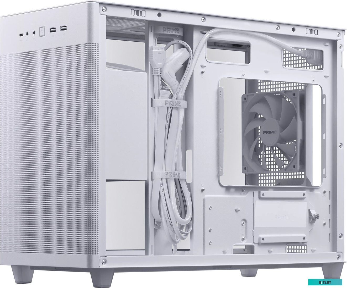 Корпус Asus AP201 PRIME CASE TG WHITE 90DC00G3-B39010