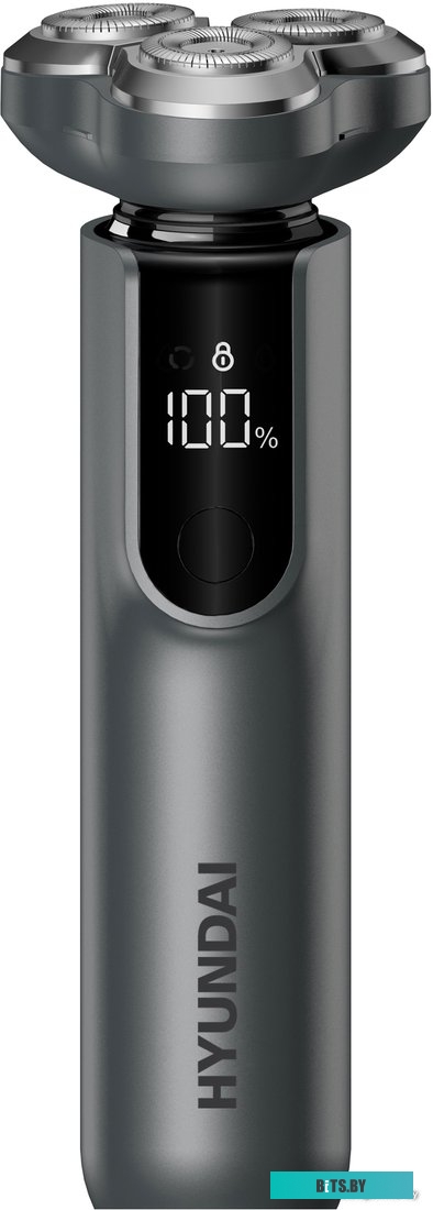 H-SH8080 Бритва роторная Hyundai H-SH8080 реж.эл.:3 питан.:аккум. серебристый