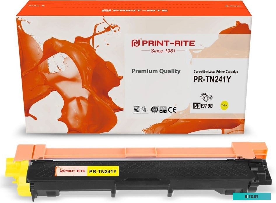 Картридж лазерный Print-Rite TFB686YPU1J PR-TN241Y