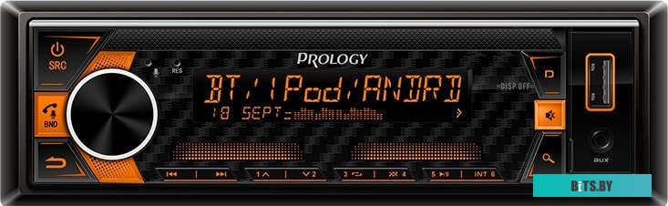 PRCMD330 Автомагнитола Prology CMD-330 1DIN 4x55Вт v4.2 ПДУ RDS (PRCMD330)