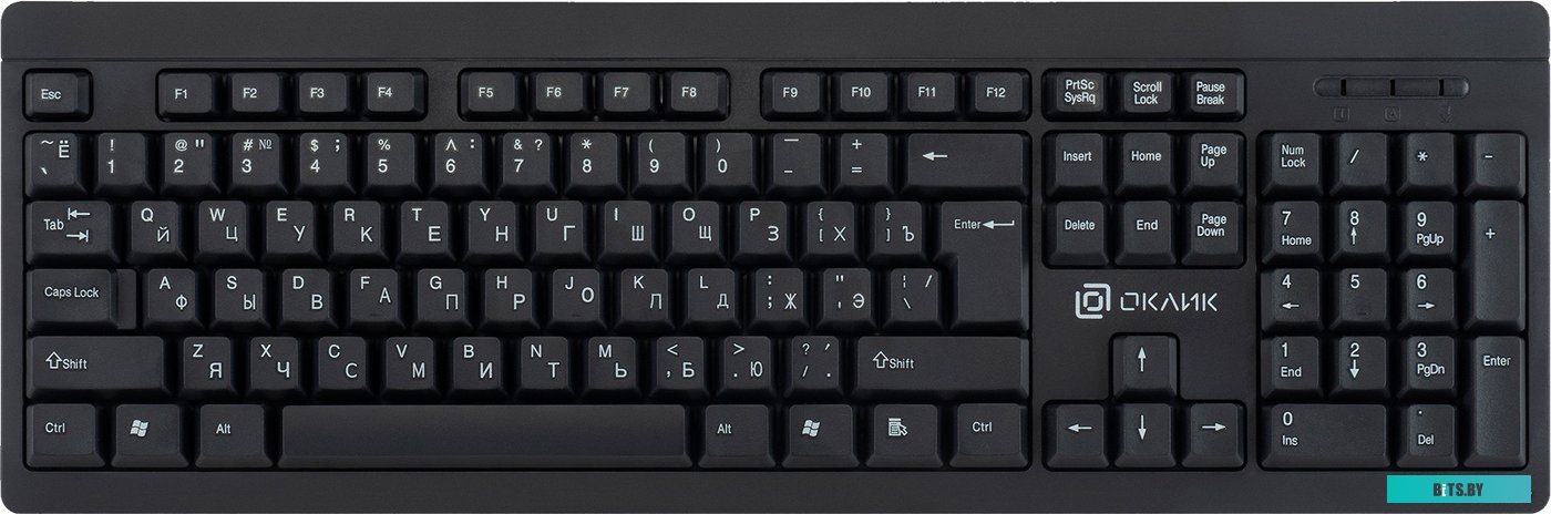 Клавиатура Oklick 95KW (черный) <1788287>