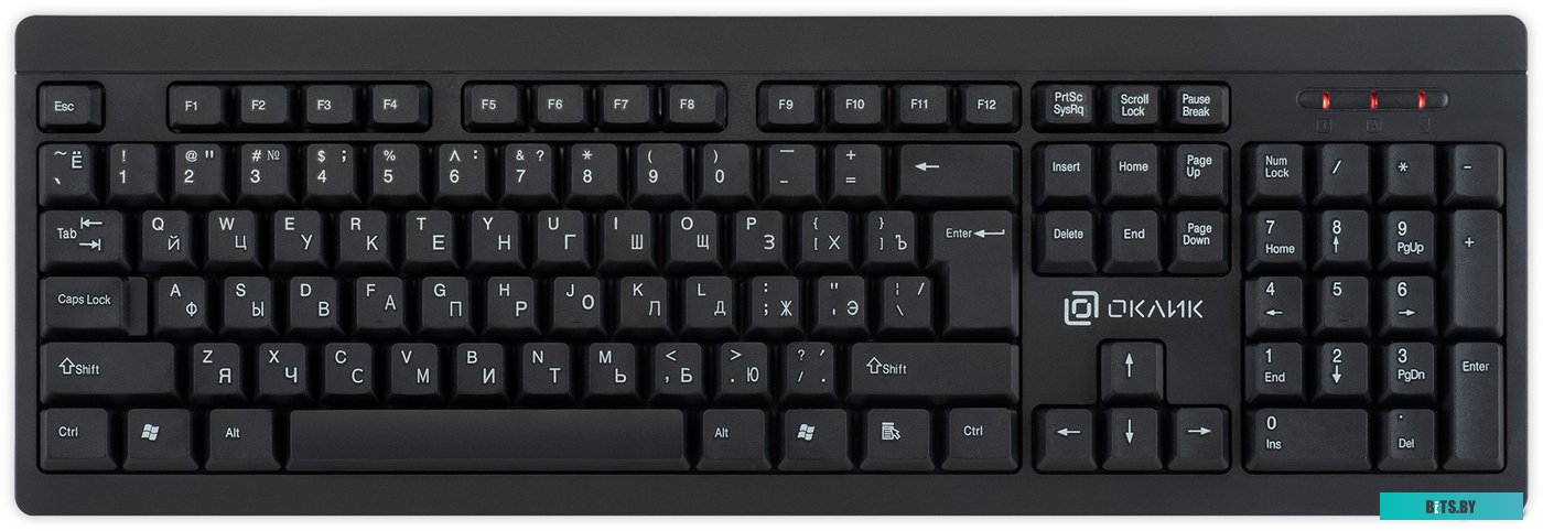Клавиатура Oklick 95KW (черный) <1788287>