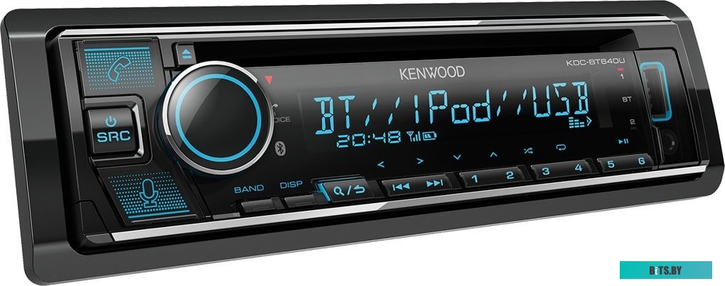 KDC-BT640U Автомагнитола Kenwood KDC-BT640U 1DIN 4x50Вт v4.2 AUX DSP 2
