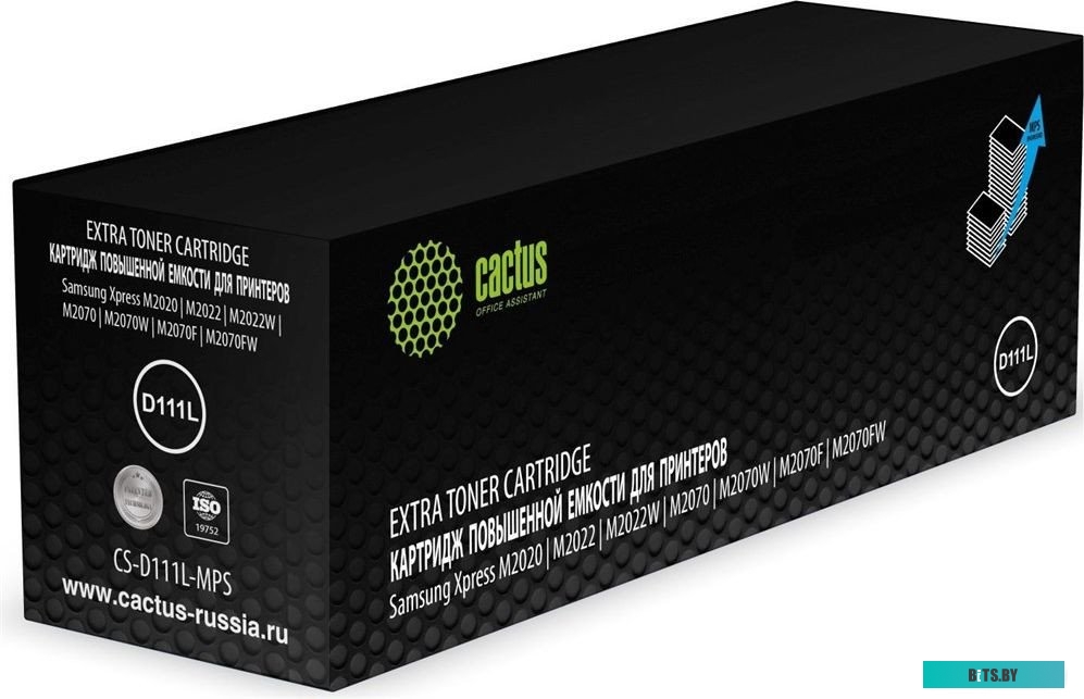 Картридж лазерный Cactus CS-D111L-MPS черный (3000стр.) для Samsung Xpress M2022, M2020, M2021, M2020W, M2070, M2070FW, M2071 , M2071FH, M2021W, M2022