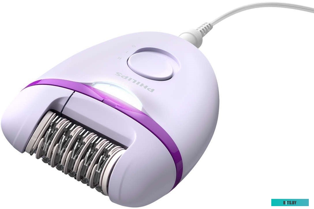 BRE275/00 Эпилятор Philips BRE275/00 скор.:2 насад.:3 от электр.сети сиреневый/фиолетовый