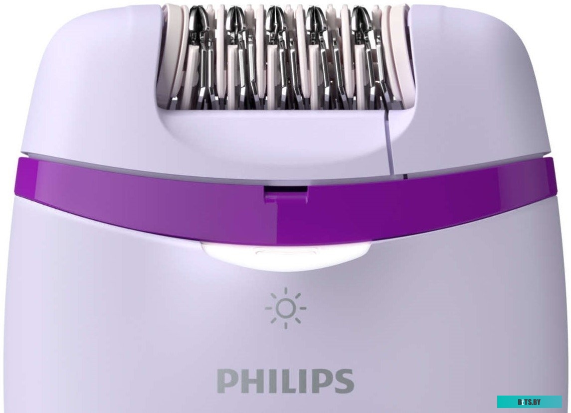 BRE275/00 Эпилятор Philips BRE275/00 скор.:2 насад.:3 от электр.сети сиреневый/фиолетовый