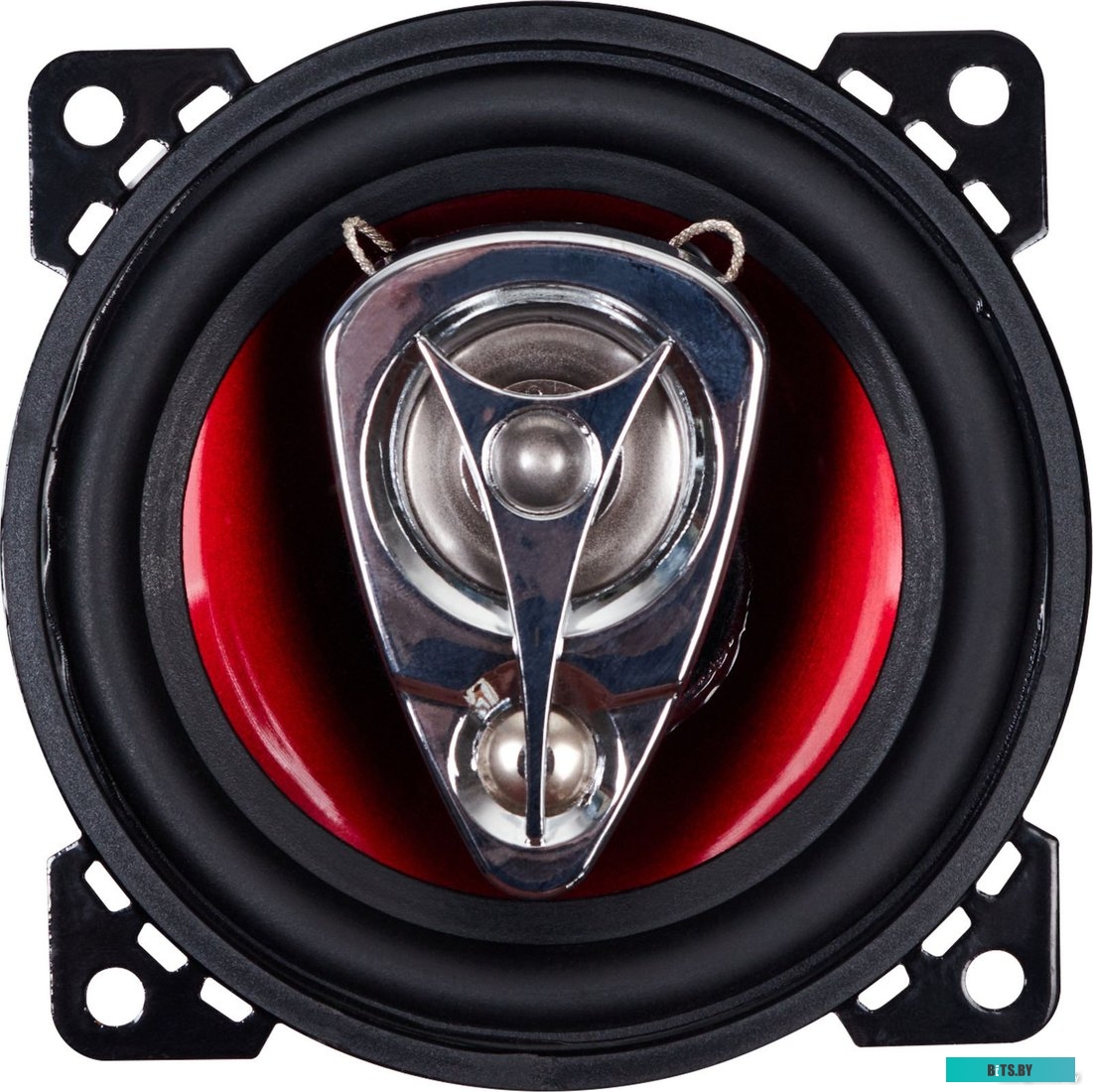 2012772 Колонки автомобильные Kicx SP 100 60Вт 89дБ 4Ом 10см (4дюйм) (ком.:2кол.) коаксиальные трехполосные