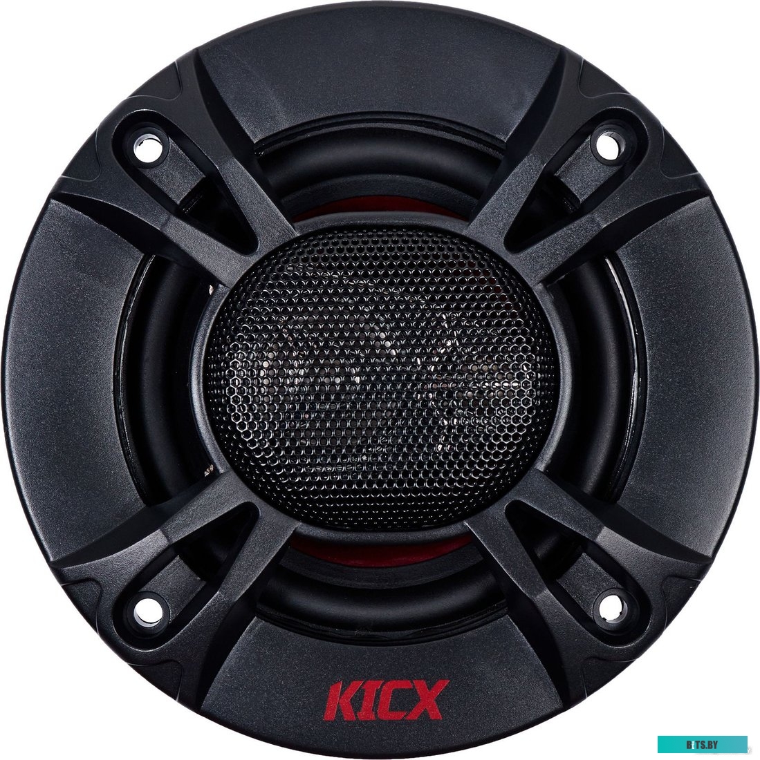 2012772 Колонки автомобильные Kicx SP 100 60Вт 89дБ 4Ом 10см (4дюйм) (ком.:2кол.) коаксиальные трехполосные