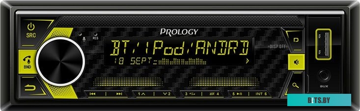 PRCMD340 Автомагнитола Prology CMD-340 1DIN 4x55Вт v4.2 ПДУ RDS (PRCMD340)