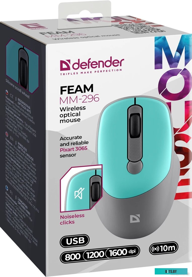 Мышь Defender Feam MM-296 52294.