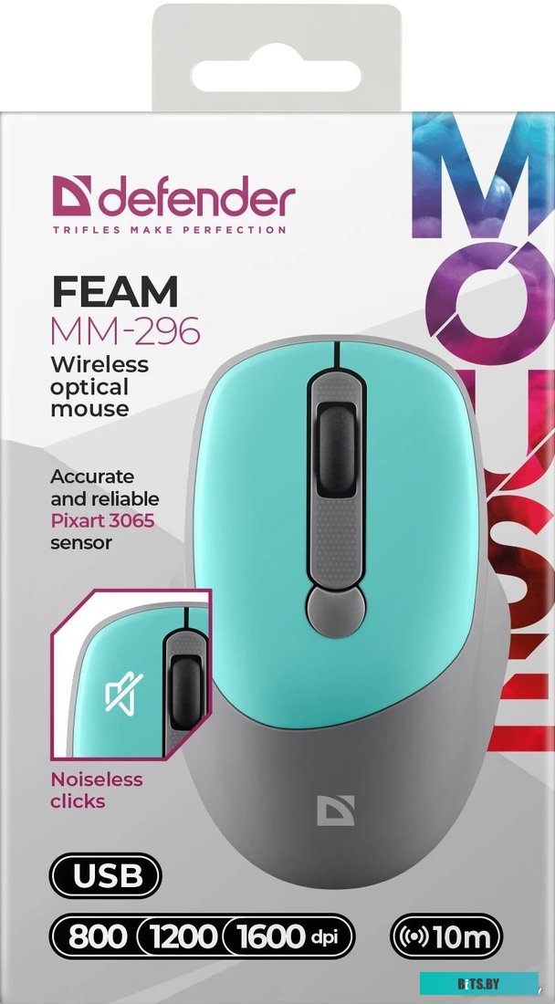 Мышь Defender Feam MM-296 52294.