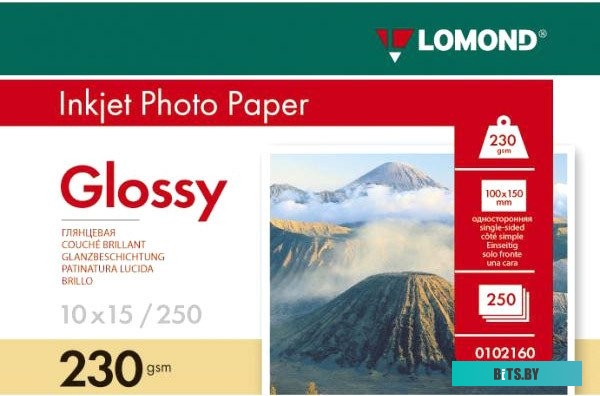 Фотобумага Lomond глянцевая односторонняя A6 230 г/м2 250 листов 0102160