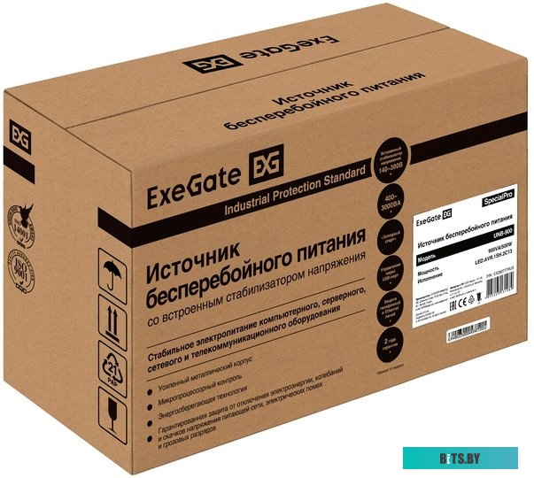 ИБП ExeGate SpecialPro Smart LLB-650.LCD.AVR.1SH.2C13.RJ.USB EX292770RUS