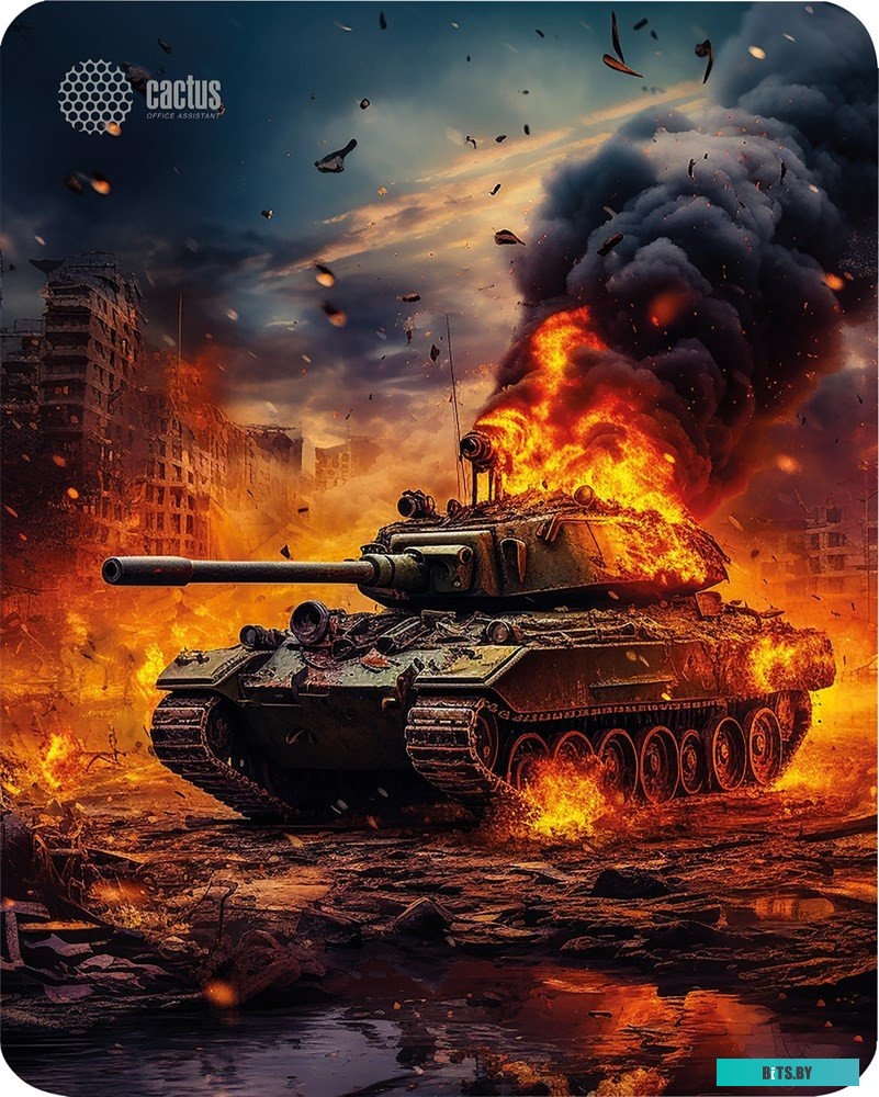 Коврик для мыши Cactus Burning tank CS-MP-D04M