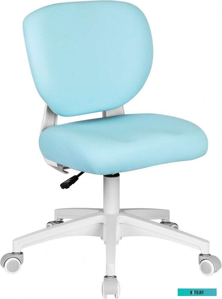 CS-CHR-3594BL Кресло детское Cactus CS-CHR-3594BL голубой крестов. пластик белый