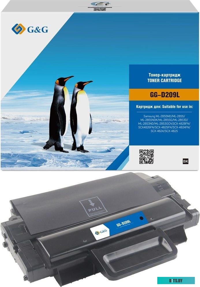 Картридж лазерный G&G GG-D209L (MLT-D209L) черный (5000стр.) для Samsung ML-2855ND/SCX-4824FN/4828FN