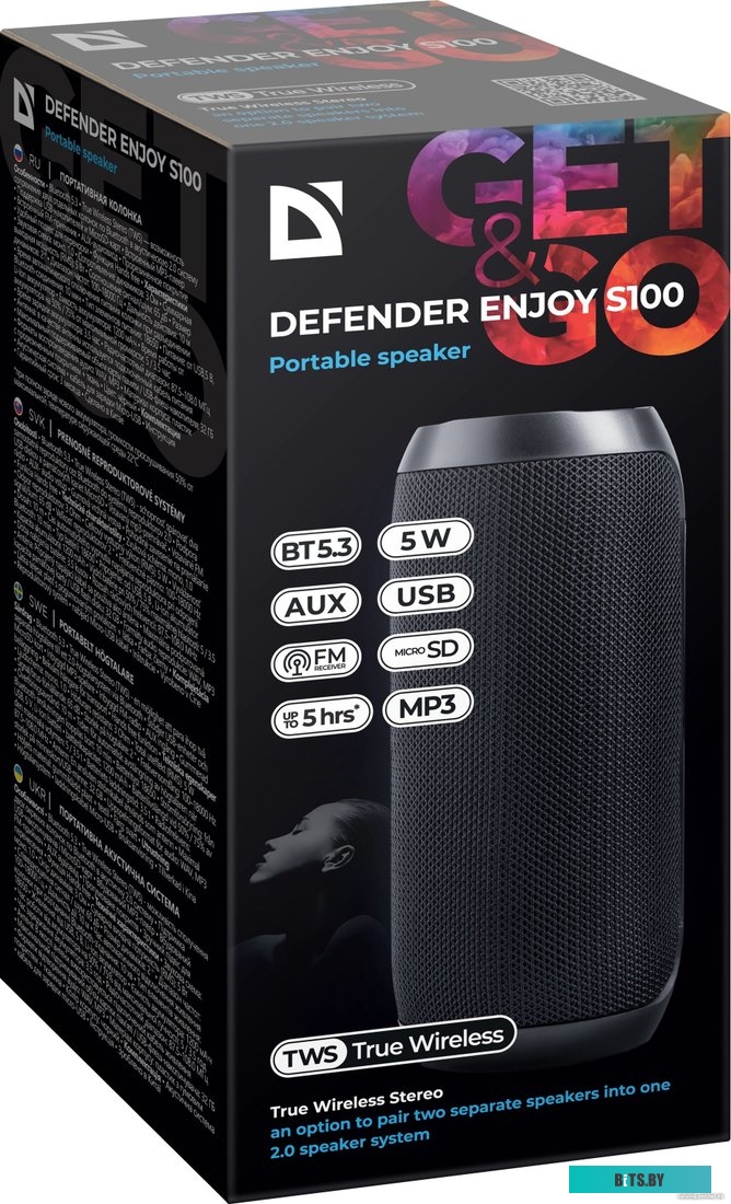Беспроводная колонка Defender Enjoy S100
