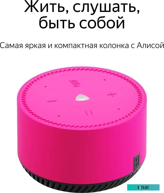 Умная колонка Яндекс Станция Лайт розовый фламинго YNDX-00025N