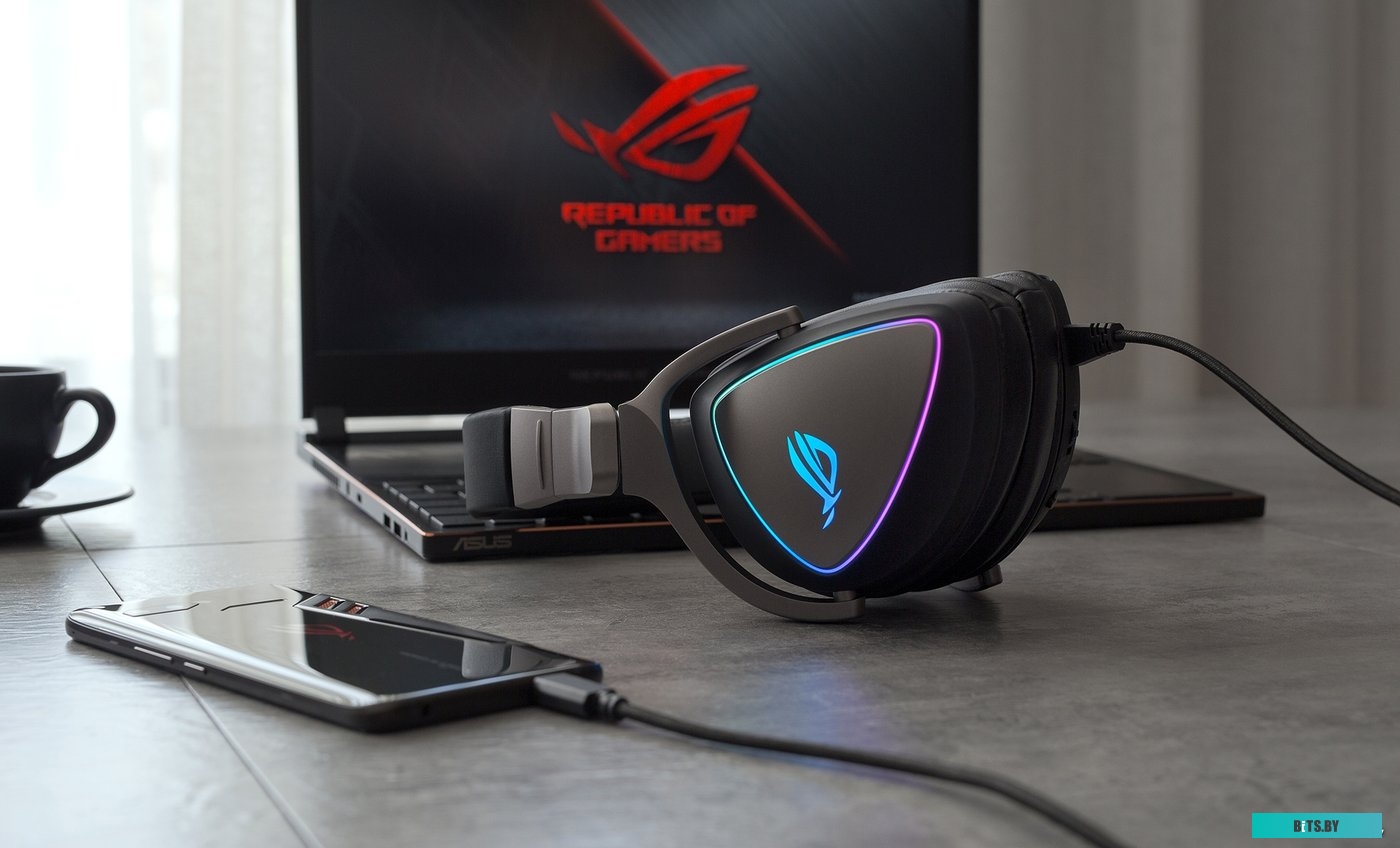 Гарнитура проводная ASUS ROG Delta Core, Mini jack, Черный 90YH00Z1-B1UA00