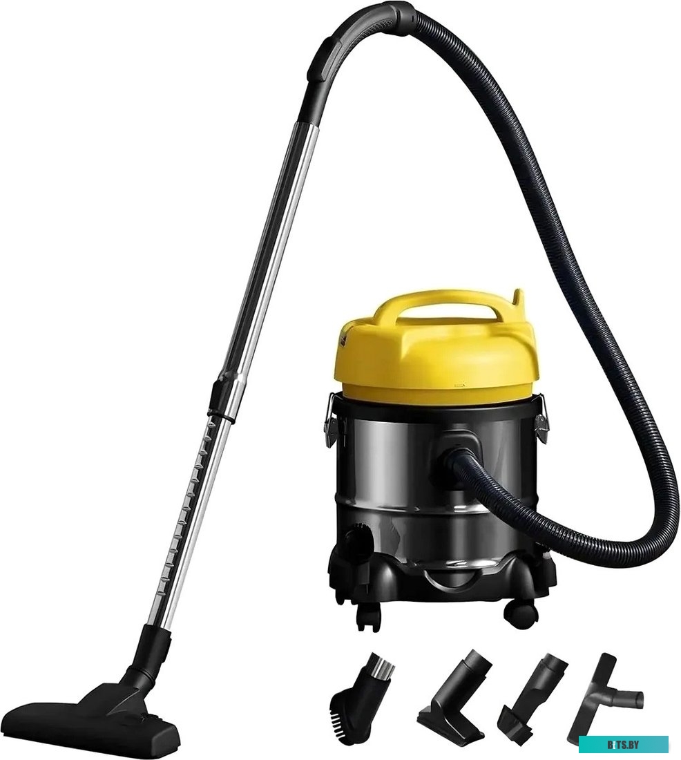 TJ150W Пылесос DEERMA DEM-TJ150W, 1400Вт, желтый/серебристый