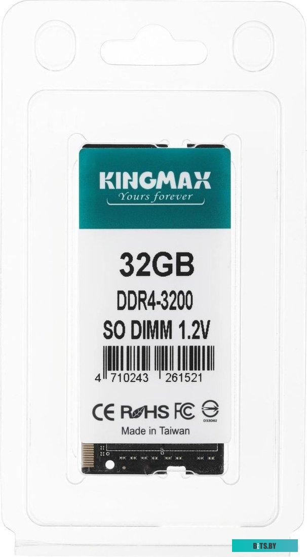 Оперативная память Kingmax KM-SD4-3200-32GS 32GB DDR4 3200MHz