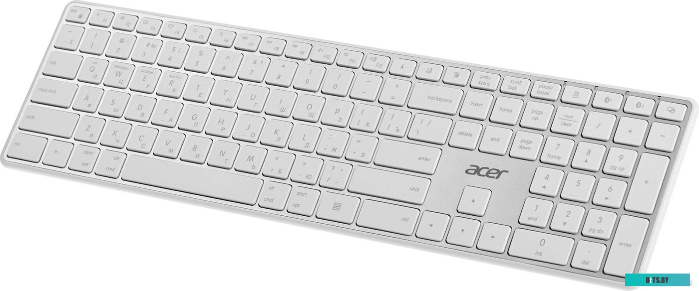 Клавиатура Acer OKR301 (белый/серебристый) <ZL.KBDEE.015>
