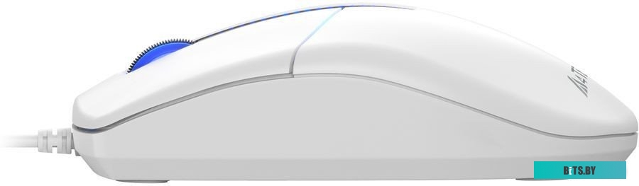 N-530S Мышь A4Tech N-530S белый оптическая (1200dpi) silent USB (3but)