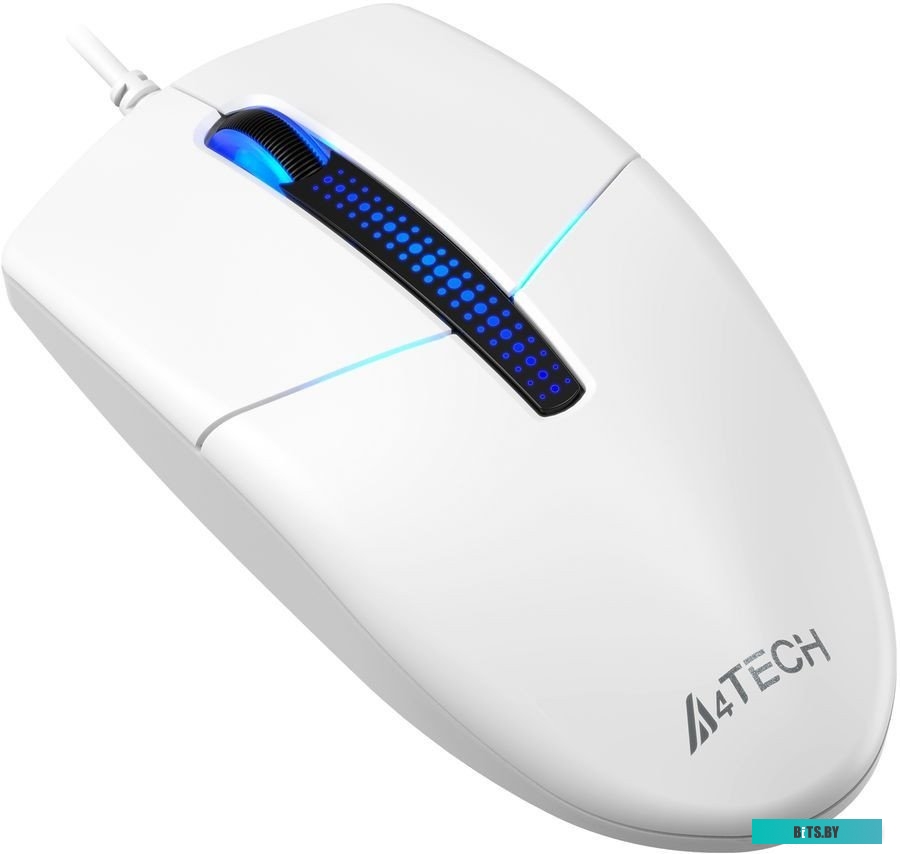 N-530S Мышь A4Tech N-530S белый оптическая (1200dpi) silent USB (3but)