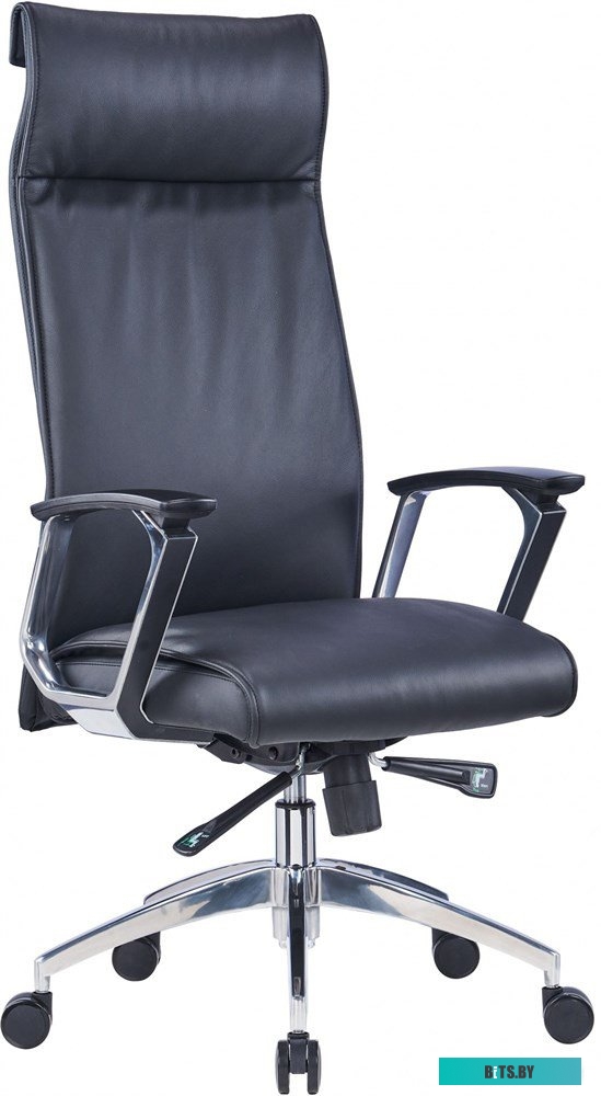 Кресло руководителя Cactus CS-LBK-BARSELONA кожа крестов. алюминий