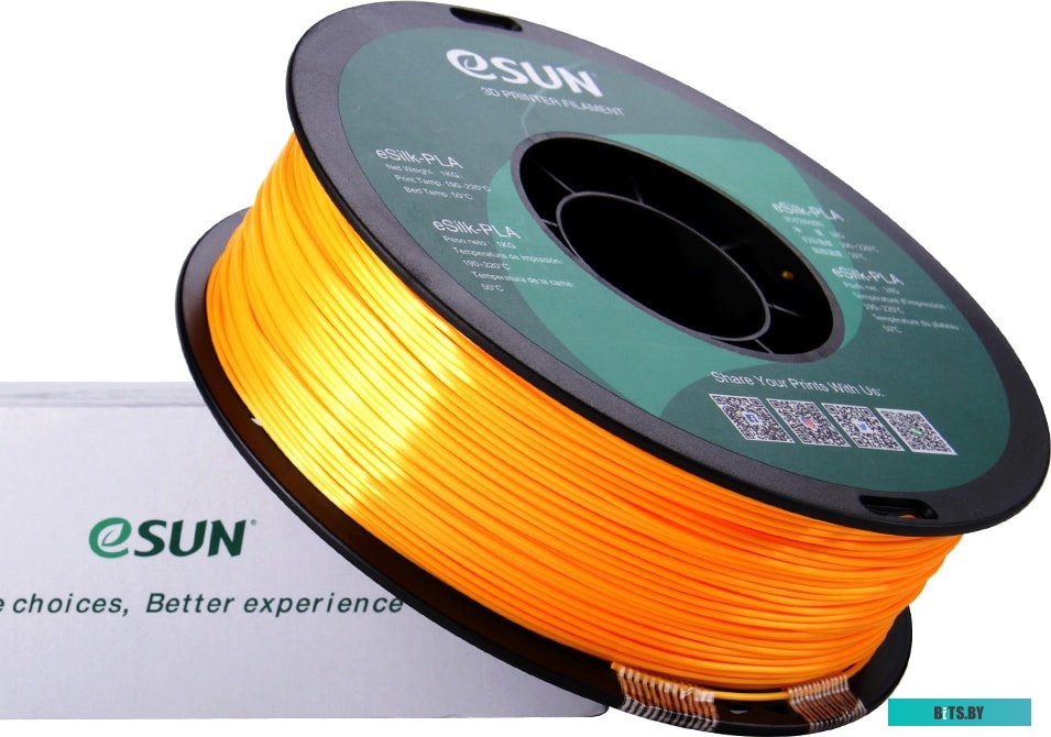 Т0030635 eSUN eSilk PLA 1.75 мм 1000 г (темно-желтый)