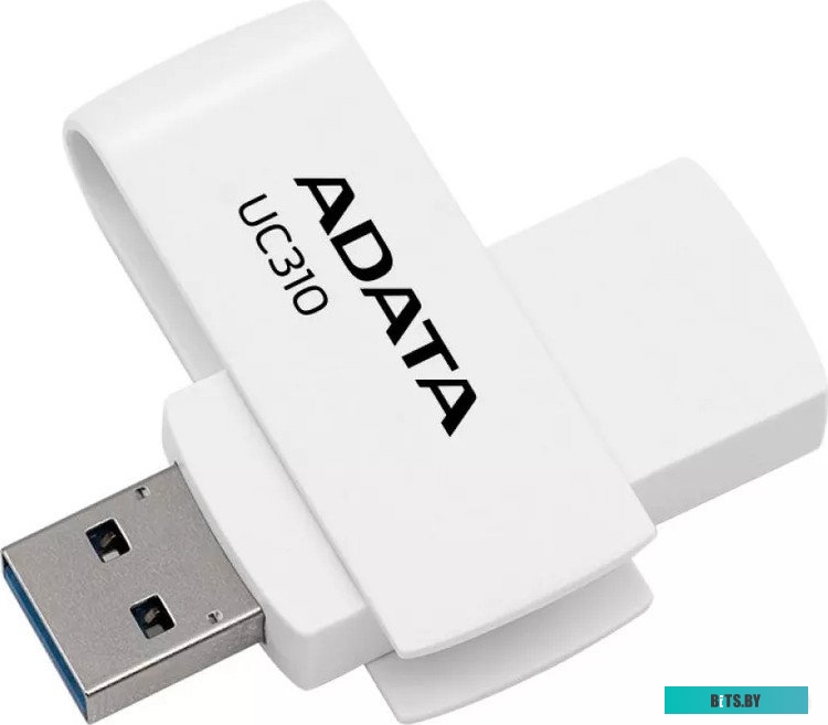 Флешка USB Flash ADATA UC310-64G-RWH 64GB (белый)