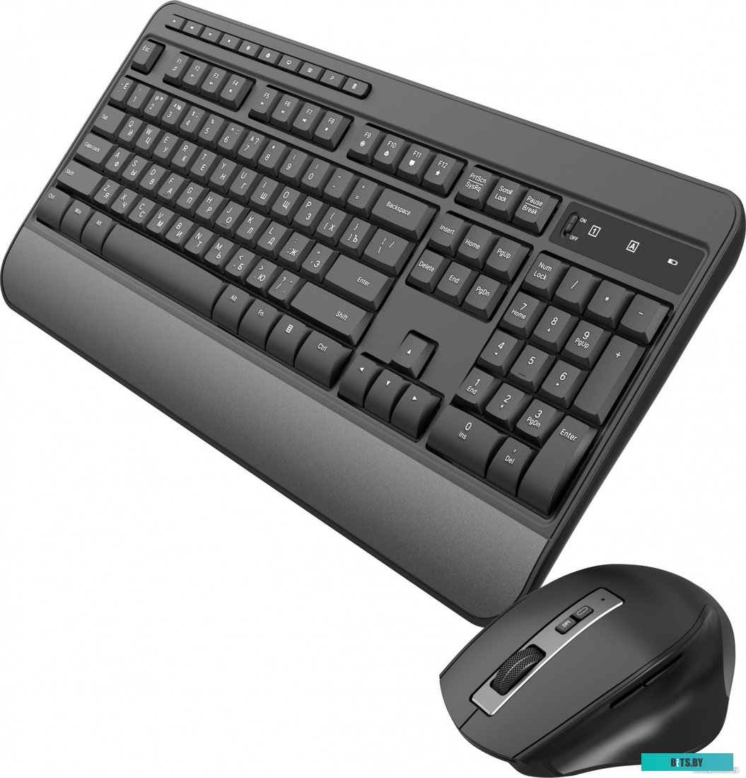 Комплект (клавиатура+мышь) Oklick S290W (черный)
