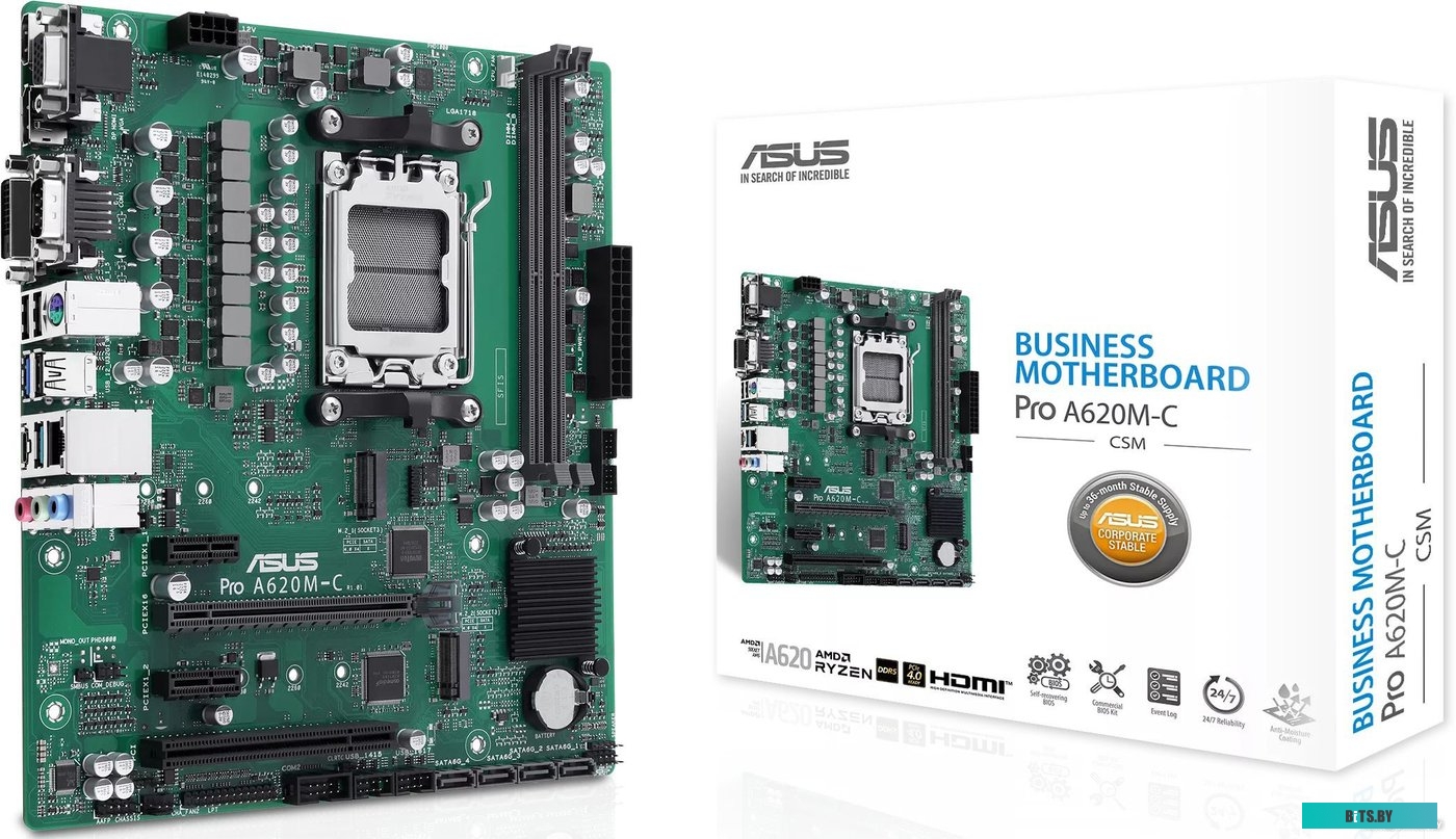 Материнская плата ASUS PRO A620M-C-CSM