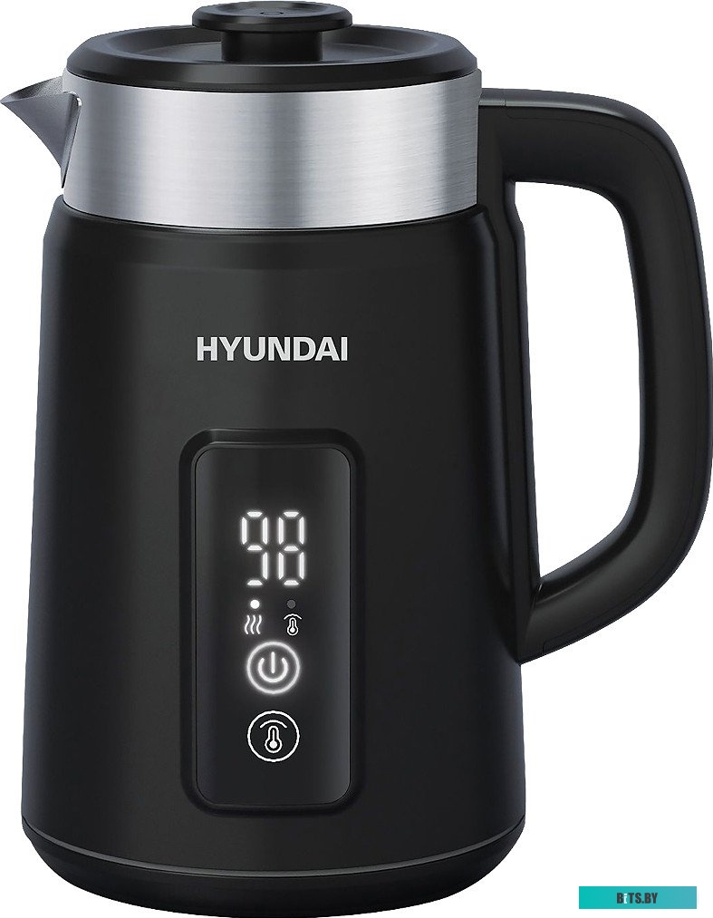 HYK-S3505 Чайник электрический Hyundai HYK-S3505 1.5л. 2200Вт черный (корпус: металл)