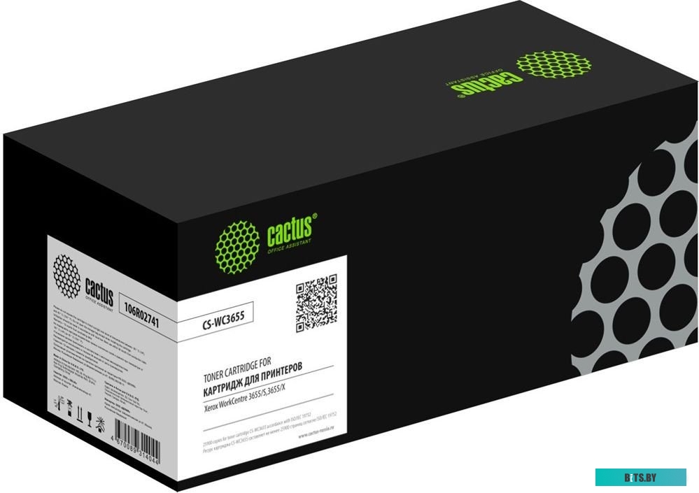 Картридж лазерный Cactus CS-WC3655 106R02741.