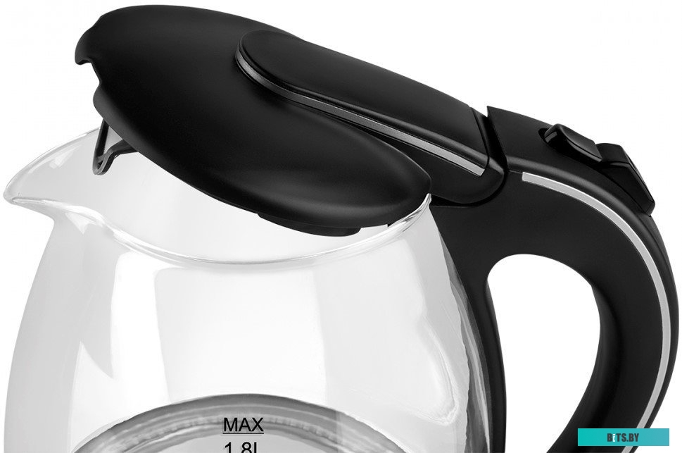 EK27G47 Чайник электрический Scarlett SC-EK27G47 1.8л. 2200Вт черный (корпус: стекло)