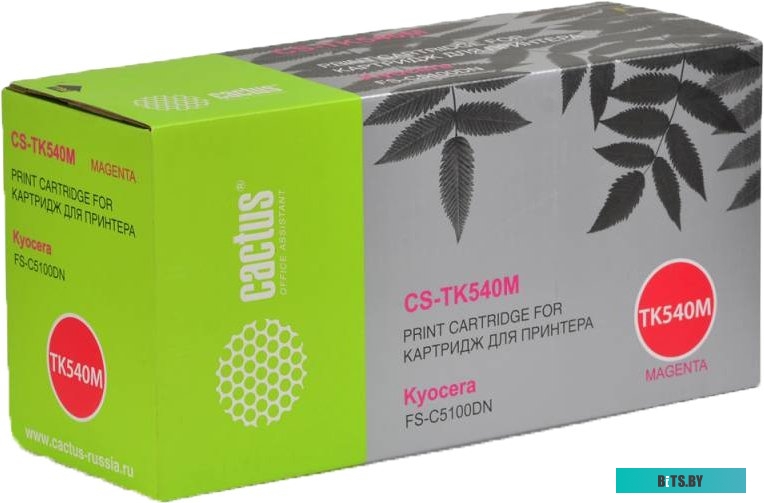 CS-TK540M Картридж лазерный Cactus CS-TK540M пурпурный (4000стр.) для Kyocera FS-C5100DN