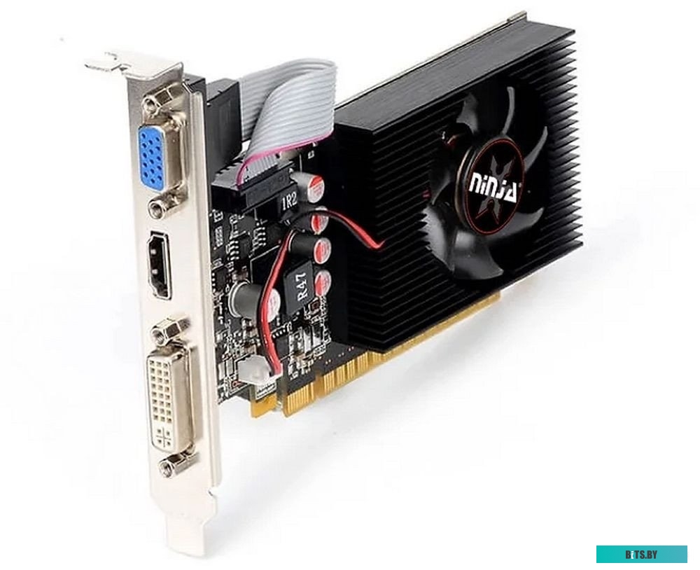 AFR523023F Видеокарта Ninja (Sinotex) AMD Radeon R5 230 (160SP) 2GB DDR3 64BIT DVI HDMI CRT