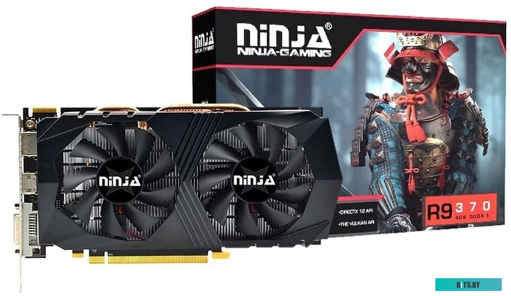 AFR937045F Видеокарта R9 370 (1024SP) 4GB GDDR5 256-bit DVI HDMI DP