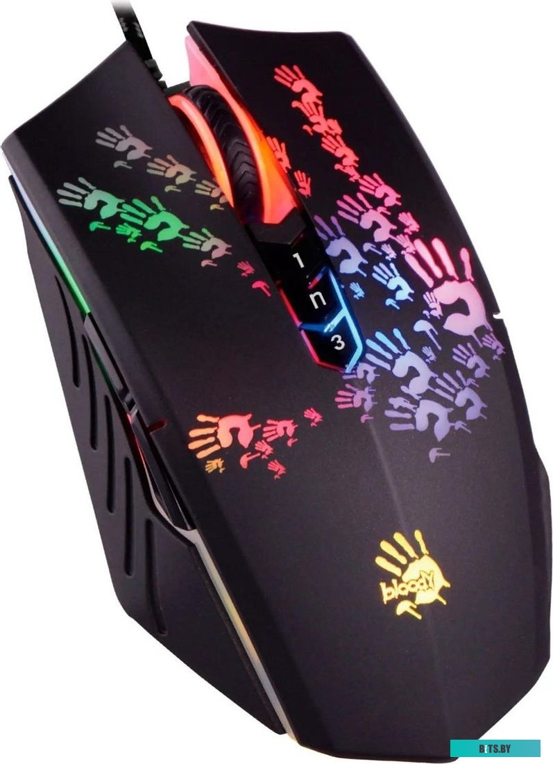 Мышь A4Tech Bloody A60A черный оптическая (6200dpi) USB3.0 (8but) 0506