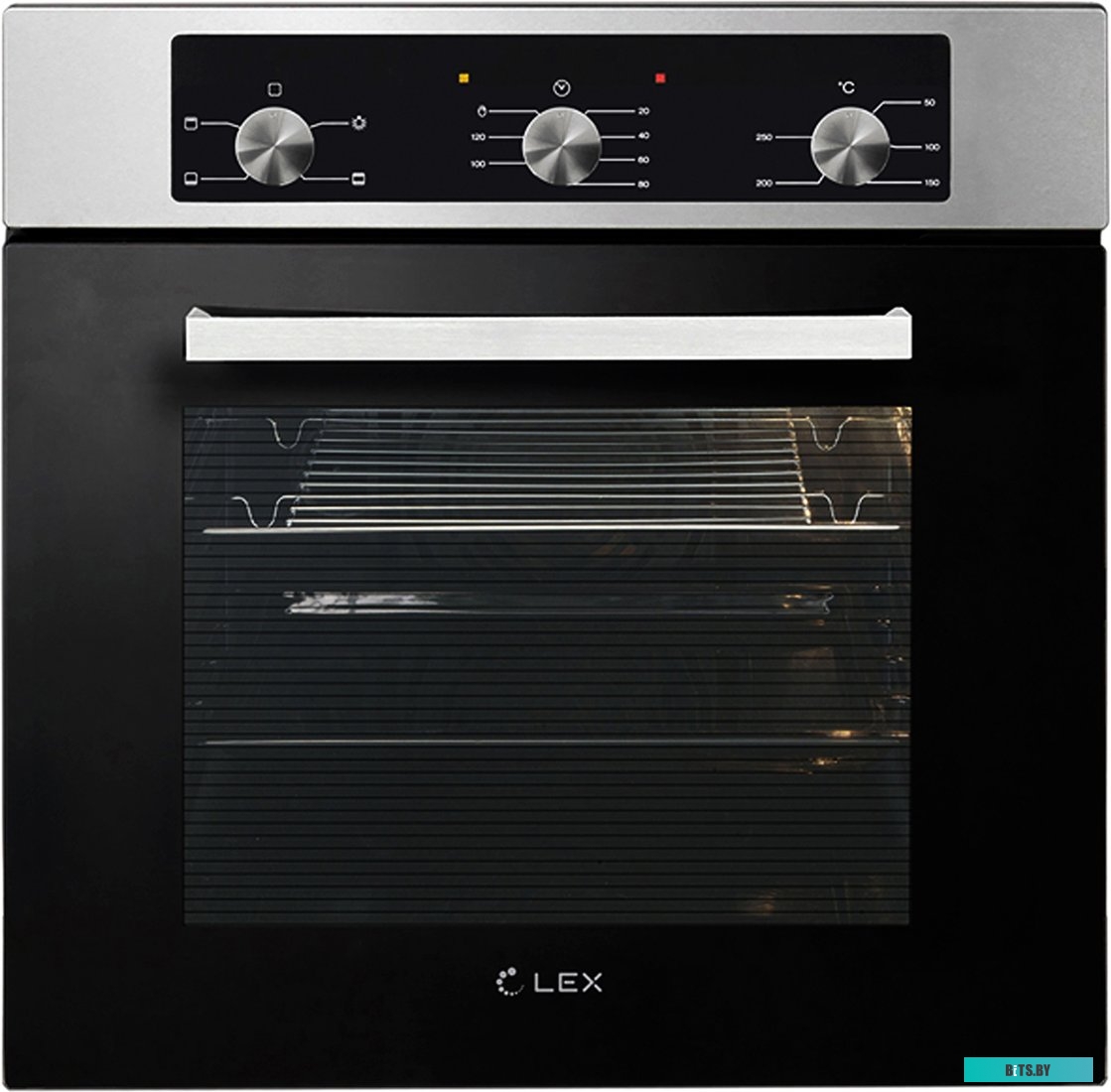 CHAO000375 Духовой шкаф Электрический Lex EDM 042 IX нержавеющая сталь/черный
