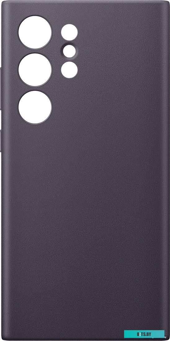 Чехол Samsung Vegan Leather для Galaxy S24 Ultra, темно-фиолетовый, GP-FPS928HCAVW