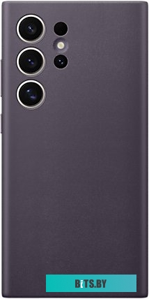 Чехол Samsung Vegan Leather для Galaxy S24 Ultra, темно-фиолетовый, GP-FPS928HCAVW