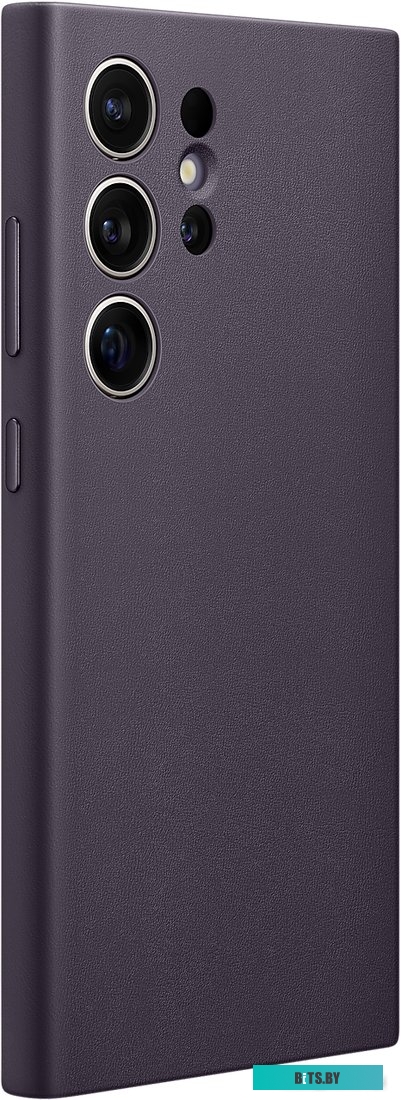 Чехол Samsung Vegan Leather для Galaxy S24 Ultra, темно-фиолетовый, GP-FPS928HCAVW