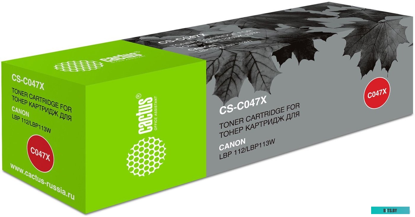 Картридж лазерный Cactus CS-C047X Cartridge 047 черный (4000стр.) для Canon LBP112/LBP113W