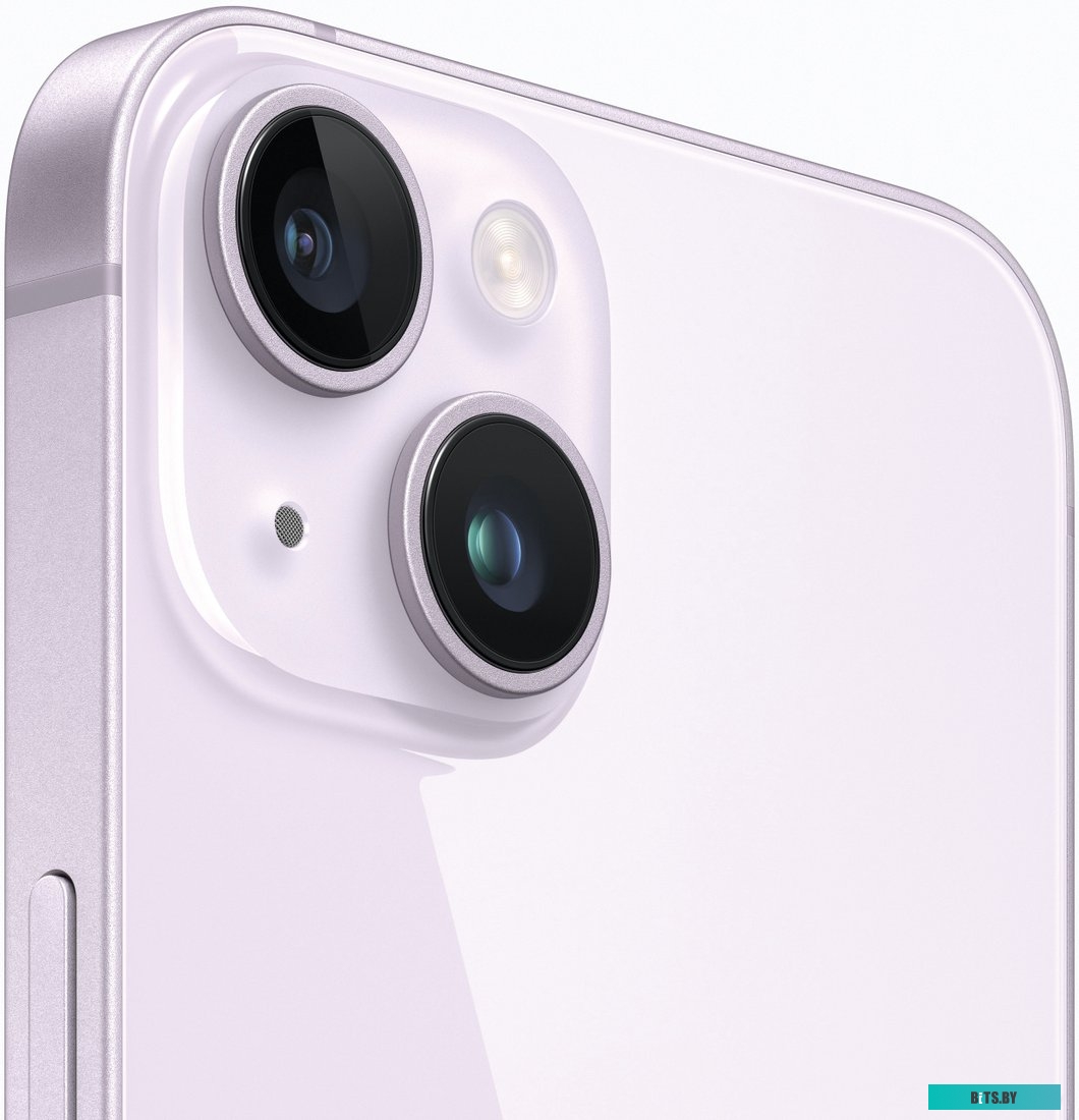 MVUR3CH/A Смартфон Apple A2884 iPhone 14 128Gb фиолетовый моноблок 3G 4G 2Sim 6.1" iOS 17 802.11 a/b/g/n/ac/ax NFC GPS