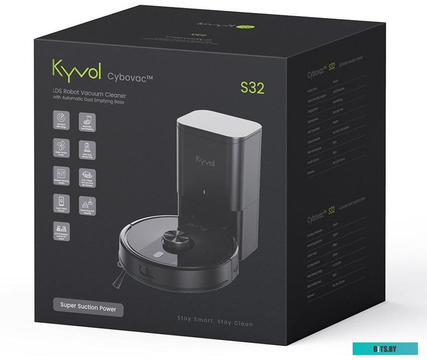 S32Робот-пылесос Kyvol S32 Black