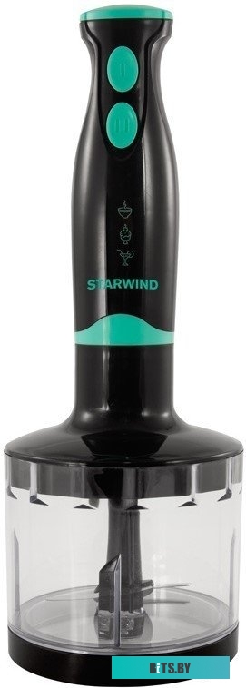 SBP2322B Блендер погружной Starwind SBP2322b 800Вт темно-серый/бирюзовый