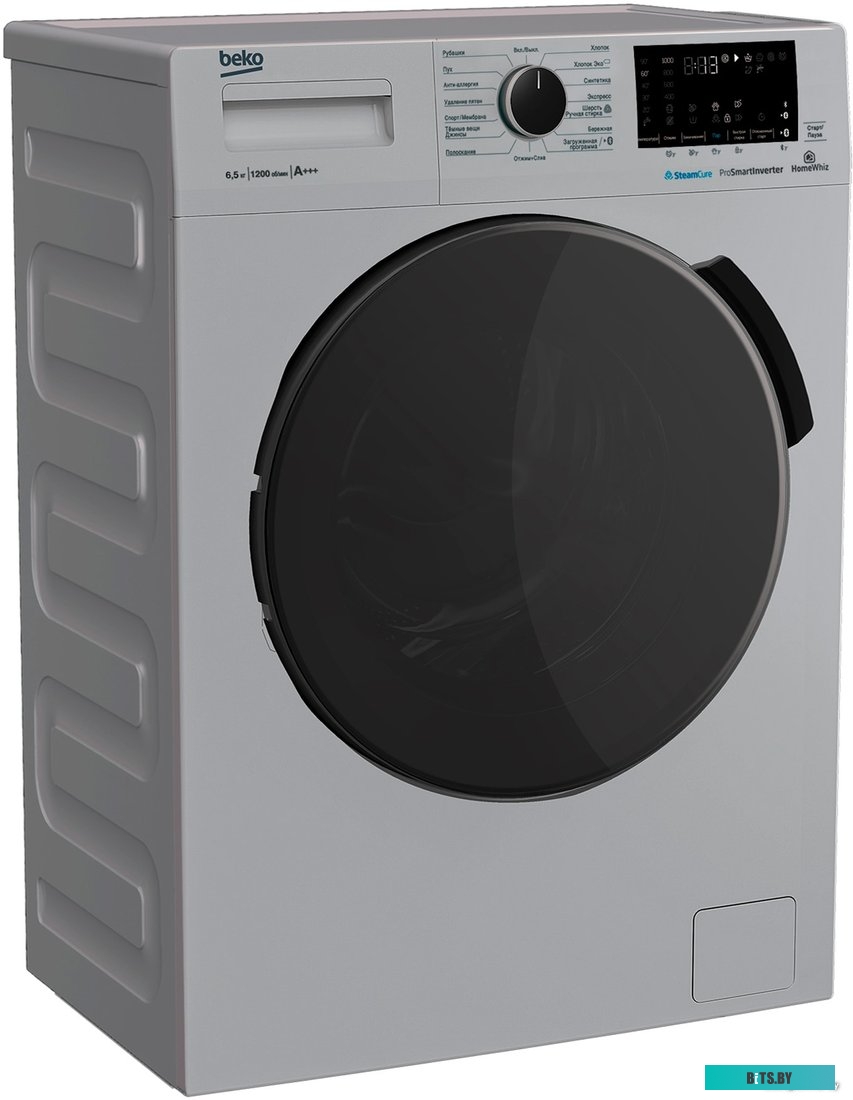 WSPE6H616S Стиральная машина Beko WSPE6H616S класс: A загр.фронтальная макс.:6.5кг серебристый